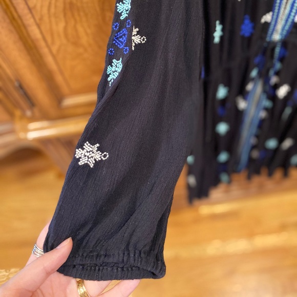 Free People Stargazer Dress-Black - Picture 8 of 9